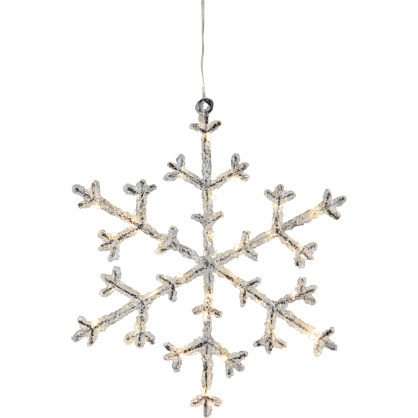 Snöflinga Icy, LED-dekoration m timer, se vårt sortiment av heminredning, garn & tyger. Alltid till bra priser.