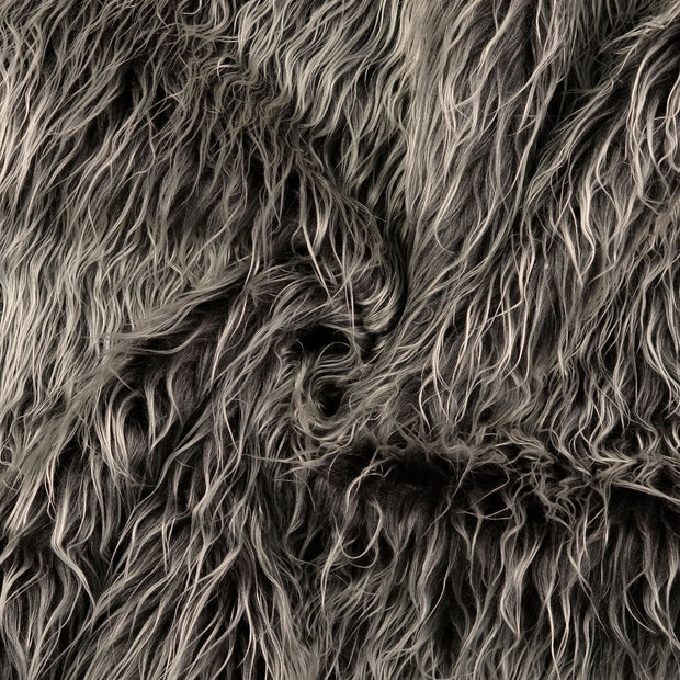 Gråmelerad pälstyg, se vårt sortiment av heminredning, garn & tyger. Alltid till bra priser.