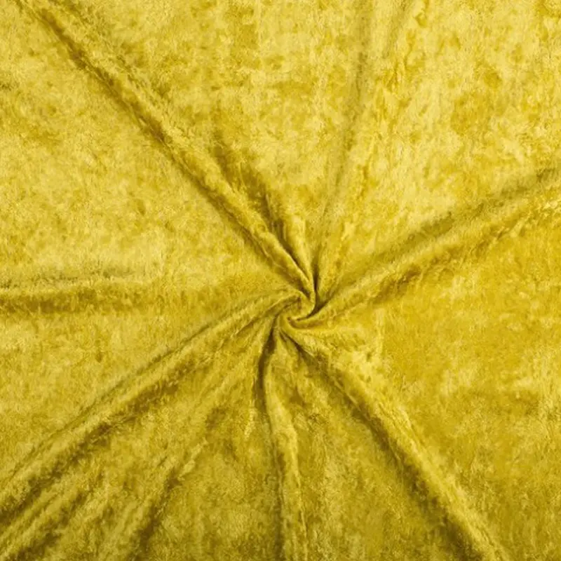 Krossad Plysch Guldgul 080, se vårt sortiment av heminredning, garn & tyger. Alltid till bra priser.