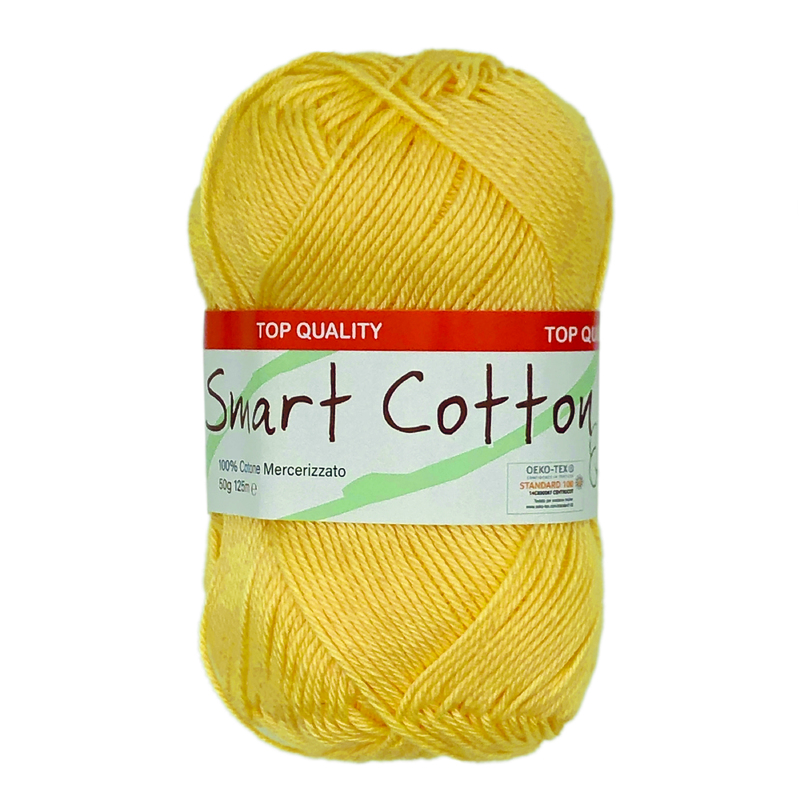 Smart Cotton Gul 154, se vårt sortiment av heminredning, garn & tyger. Alltid till bra priser.