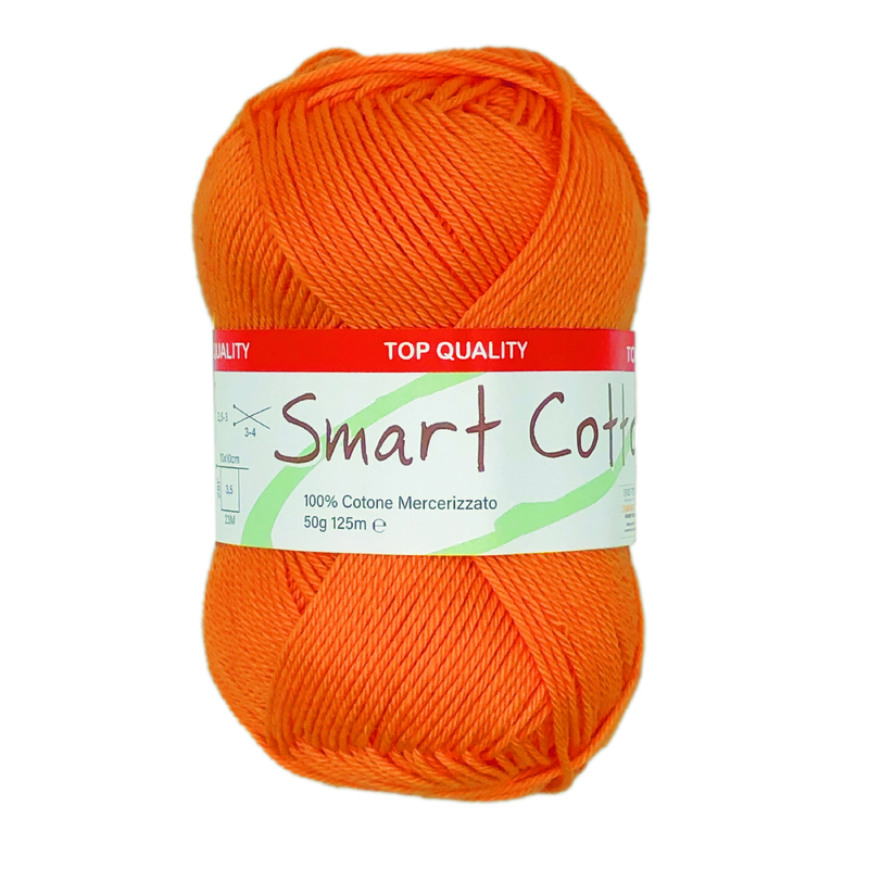 Smart Cotton Orange 222, se vårt sortiment av heminredning, garn & tyger. Alltid till bra priser.