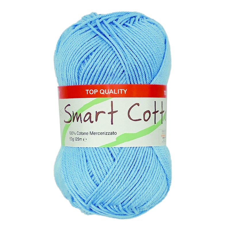 Smart Cotton Ljusblå 236, se vårt sortiment av heminredning, garn & tyger. Alltid till bra priser.