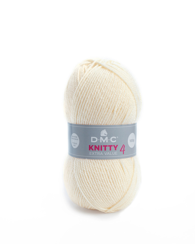  Knitty 4 Offwhite 812 100g, se vårt sortiment av heminredning, garn & tyger. Alltid till bra priser.