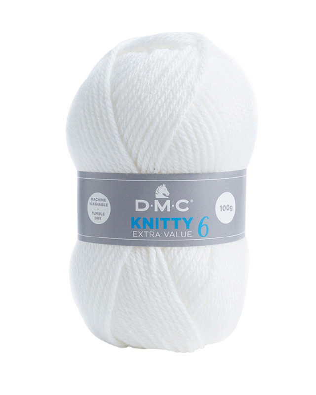   Knitty 4 Vit 961, se vårt sortiment av heminredning, garn & tyger. Alltid till bra priser.