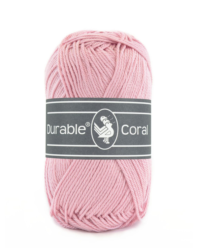 Bomullsgarn, Durable Coral Gammelrosa 223, se vårt sortiment av heminredning, garn & tyger. Alltid till bra priser.