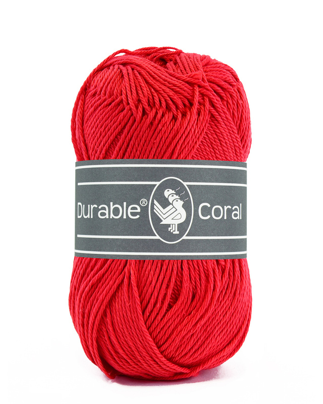 Bomullsgarn, Durable Coral Tomat röd 318, se vårt sortiment av heminredning, garn & tyger. Alltid till bra priser.