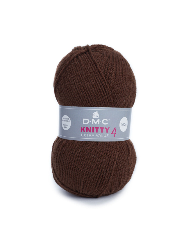 Knitty 4, 50g Brun 947, se vårt sortiment av heminredning, garn & tyger. Alltid till bra priser.