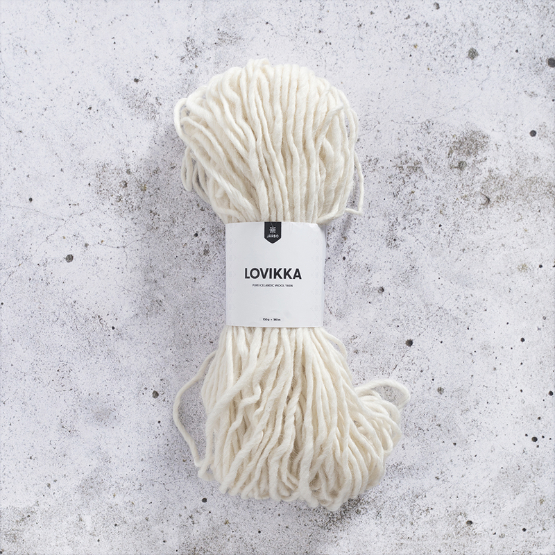 Lovikka-garn 100g, naturvit, se vårt sortiment av heminredning, garn & tyger. Alltid till bra priser.
