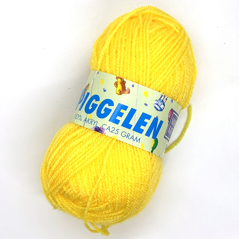 Piggelen 25g Ljusgul 200, se vårt sortiment av heminredning, garn & tyger. Alltid till bra priser.