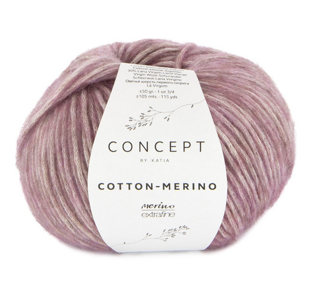 Garn Cotton-Merino, bomull/ merinoull Rosa 143, se vårt sortiment av heminredning, garn & tyger. Alltid till bra priser.