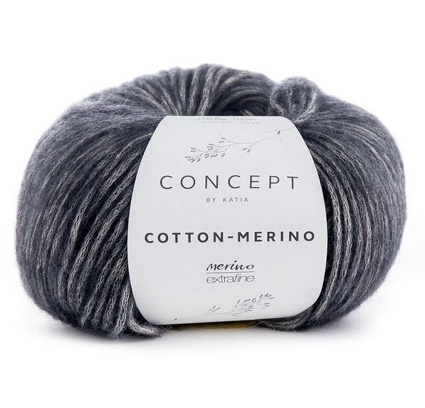 Garn Cotton-Merino, bomull/ merinoull Svart 107, se vårt sortiment av heminredning, garn & tyger. Alltid till bra priser.