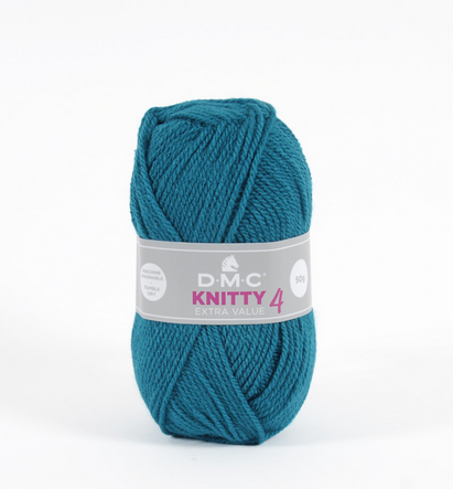 Knitty 4, 50g Petrol 668, se vårt sortiment av heminredning, garn & tyger. Alltid till bra priser.