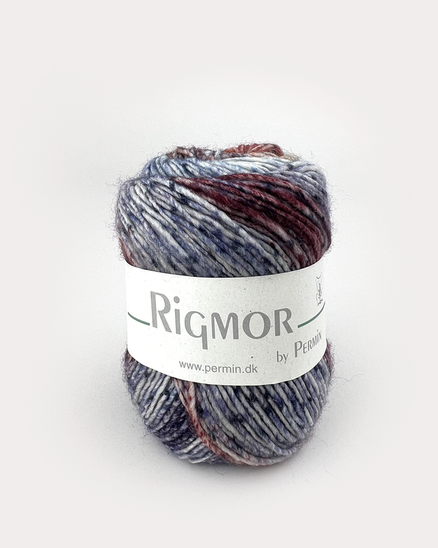 Rigmor Ullgarn Rost/blå 886518, se vårt sortiment av heminredning, garn & tyger. Alltid till bra priser.