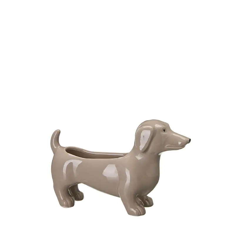 Jacky hund ,planteringskruka, se vårt sortiment av heminredning, garn & tyger. Alltid till bra priser.