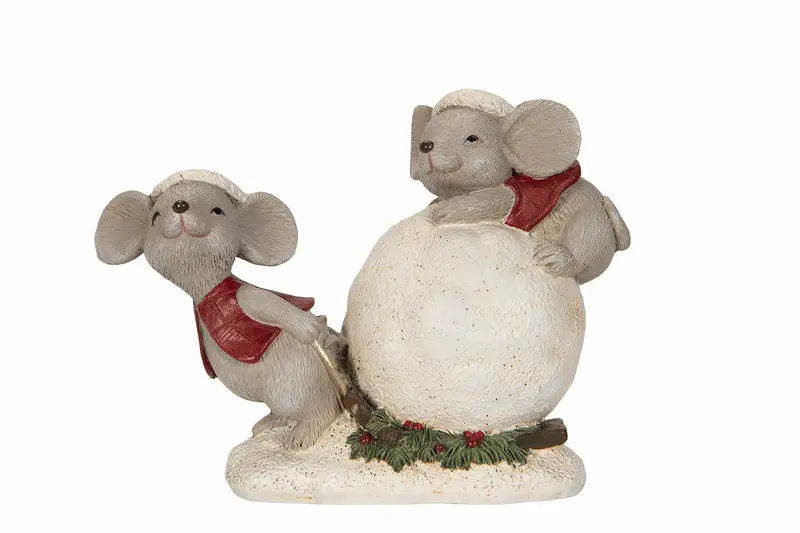 Möss med snöboll, se vårt sortiment av heminredning, garn & tyger. Alltid till bra priser.