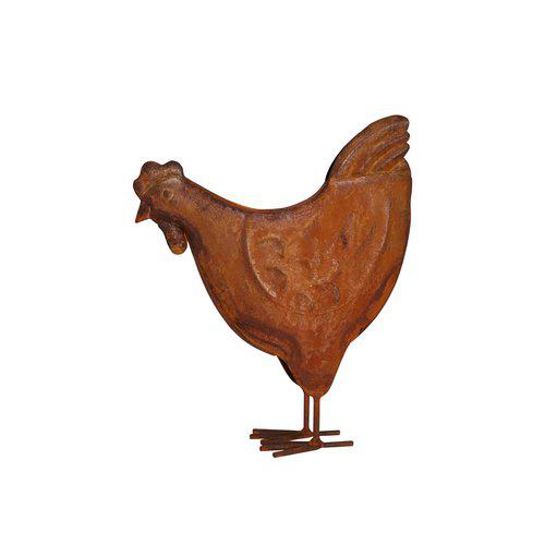 Höna ca 17x20cm, rost, se vårt sortiment av heminredning, garn & tyger. Alltid till bra priser.