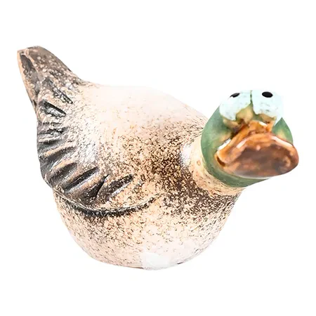 Anka i stengods, se vårt sortiment av heminredning, garn & tyger. Alltid till bra priser.