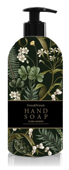 Handtvål i vacker pump, Floral Whisper, se vårt sortiment av heminredning, garn & tyger. Alltid till bra priser.