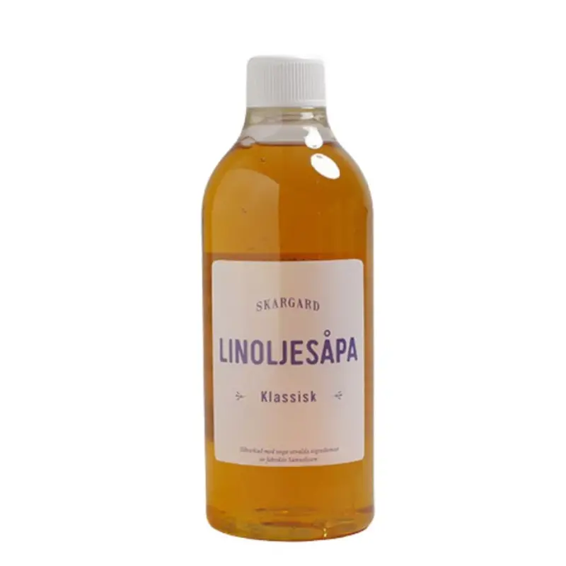 Linoljesåpa / Däcksåpa 500ml, se vårt sortiment av heminredning, garn & tyger. Alltid till bra priser.