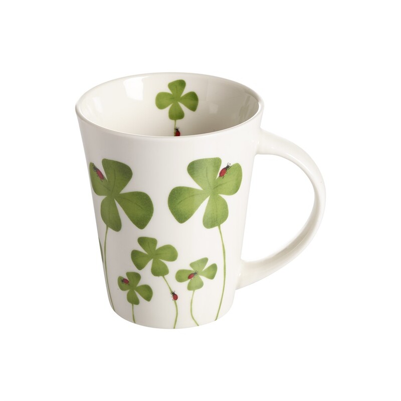 Mugg klöver, 11 cm , se vårt sortiment av heminredning, garn & tyger. Alltid till bra priser.