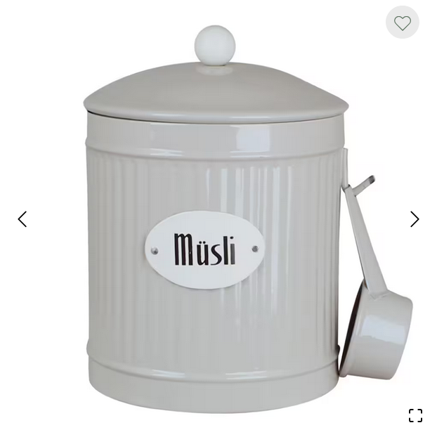 Hugo Musli Plåtburk med skopa, se vårt sortiment av heminredning, garn & tyger. Alltid till bra priser.