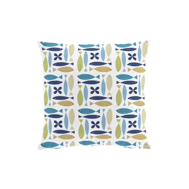 Fina Fisken kuddfodral 47x47cm, se vårt sortiment av heminredning, garn & tyger. Alltid till bra priser.