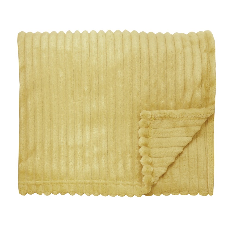 Baloo pläd 130x170cm ljusgul, se vårt sortiment av heminredning, garn & tyger. Alltid till bra priser.