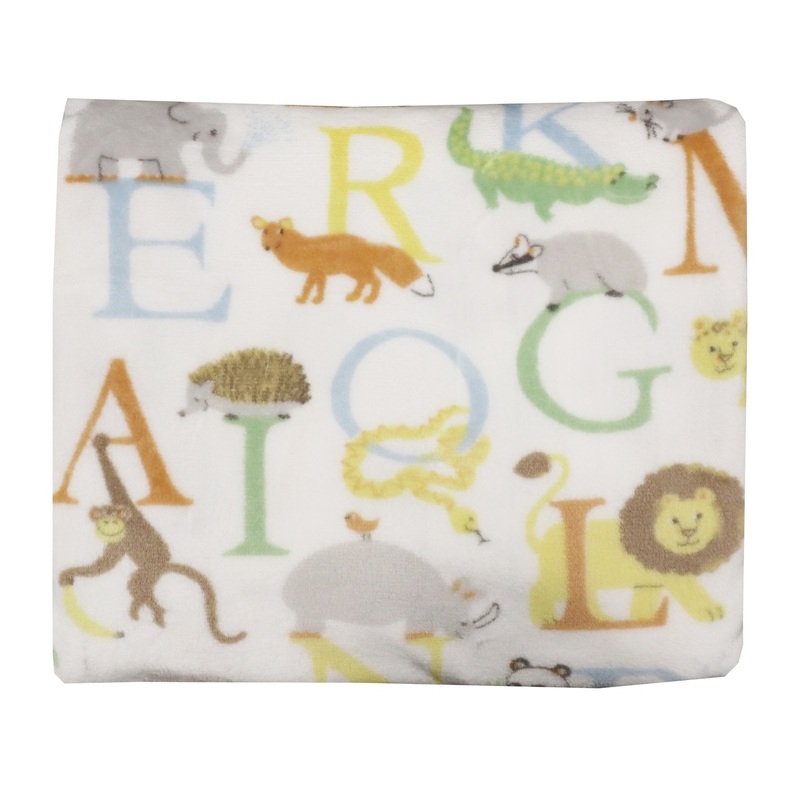 Abc pläd 130x150 vit, se vårt sortiment av heminredning, garn & tyger. Alltid till bra priser.