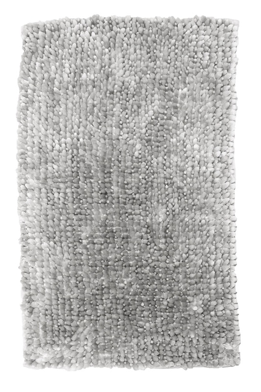 badrumsmatta Carat ,  silvergrå 50x80 cm, se vårt sortiment av heminredning, garn & tyger. Alltid till bra priser.