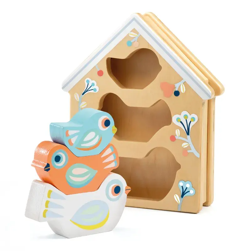 Baby Birdy, Pussel för de minsta, Fågelholk, se vårt sortiment av heminredning, garn & tyger. Alltid till bra priser.