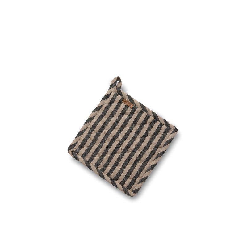 Cuisine grytlapp, svart/linne, se vårt sortiment av heminredning, garn & tyger. Alltid till bra priser.