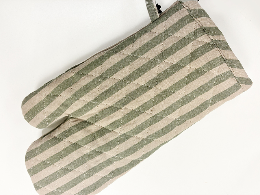 Cuisine grytvante, grön/linne, se vårt sortiment av heminredning, garn & tyger. Alltid till bra priser.