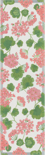 Bordslöpare Pelargonia 35x120 cm, se vårt sortiment av heminredning, garn & tyger. Alltid till bra priser.