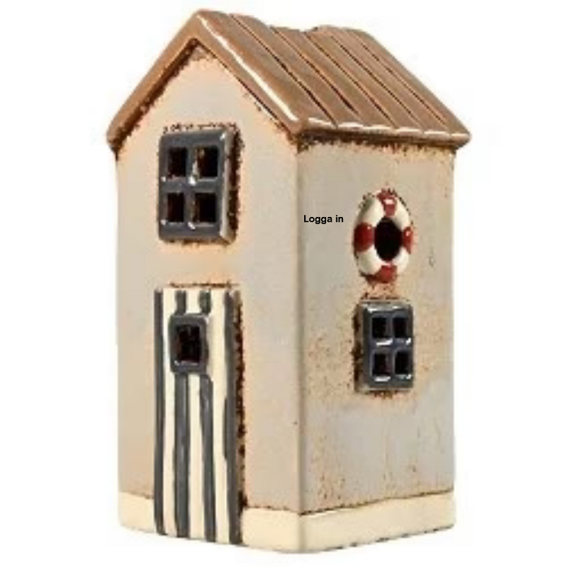 Keramikhus Sjöbod beige, se vårt sortiment av heminredning, garn & tyger. Alltid till bra priser.