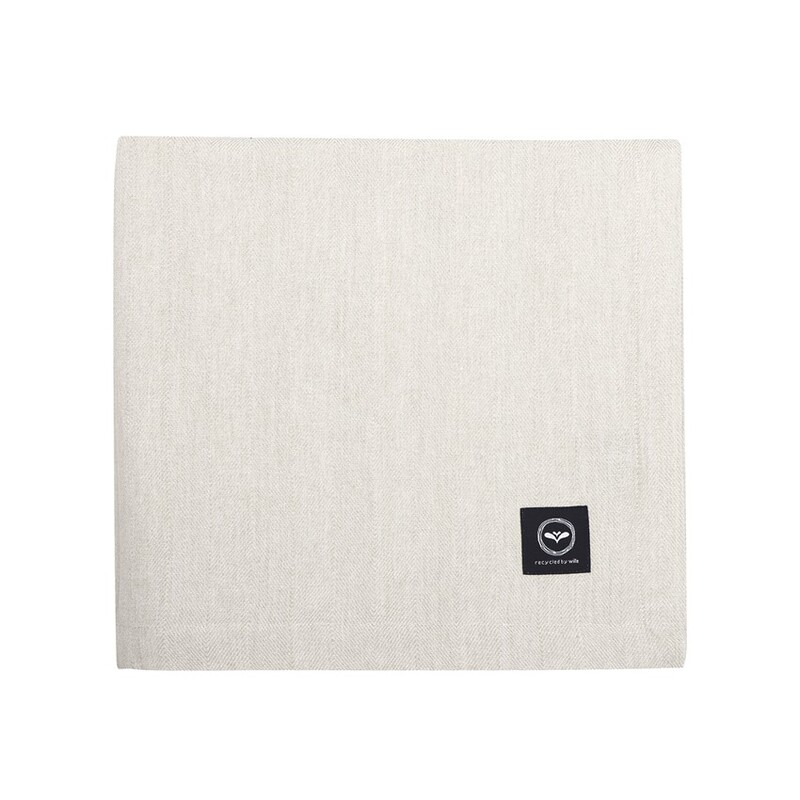 Duk Emil 140x250 cm linne/vit, recycling, se vårt sortiment av heminredning, garn & tyger. Alltid till bra priser.