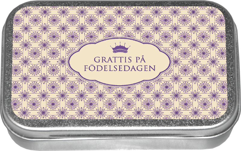 Pastillask, Apelsin Grattis på födelsedagen, se vårt sortiment av heminredning, garn & tyger. Alltid till bra priser.