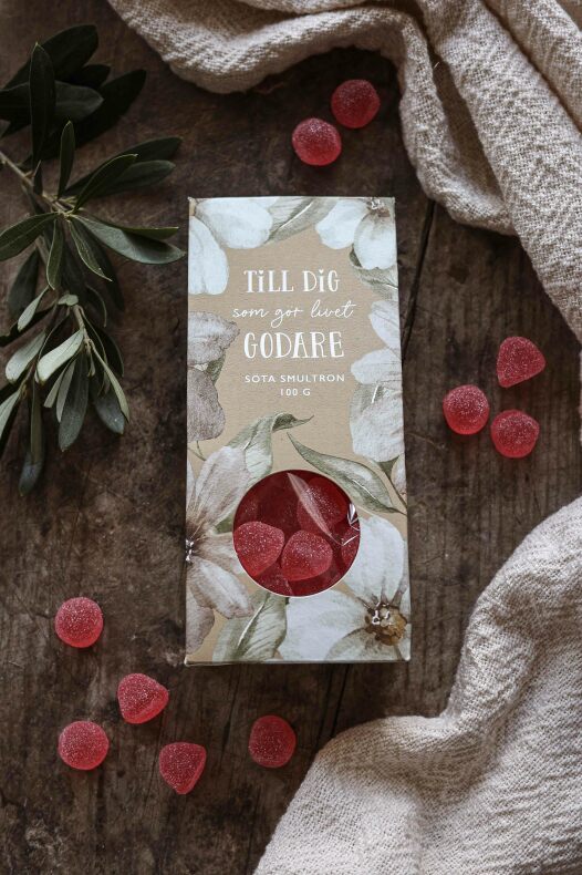 Söta smultron, till dig som gör livet godare, se vårt sortiment av heminredning, garn & tyger. Alltid till bra priser.