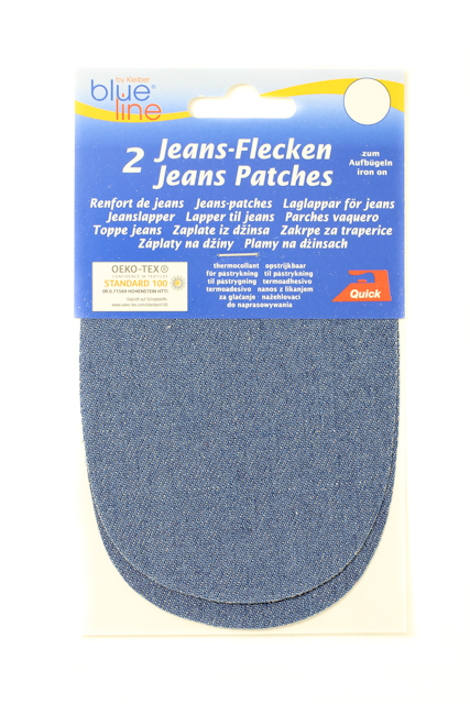 Jeans strykbar laglappar 2 pack oekotex Ljusblå 75, se vårt sortiment av heminredning, garn & tyger. Alltid till bra priser.