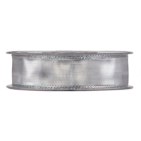 Julband Metallic m ståltråd 25mm, silver, se vårt sortiment av heminredning, garn & tyger. Alltid till bra priser.
