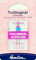 Tvillingnål Standard 4.0/80, se vårt sortiment av heminredning, garn & tyger. Alltid till bra priser.