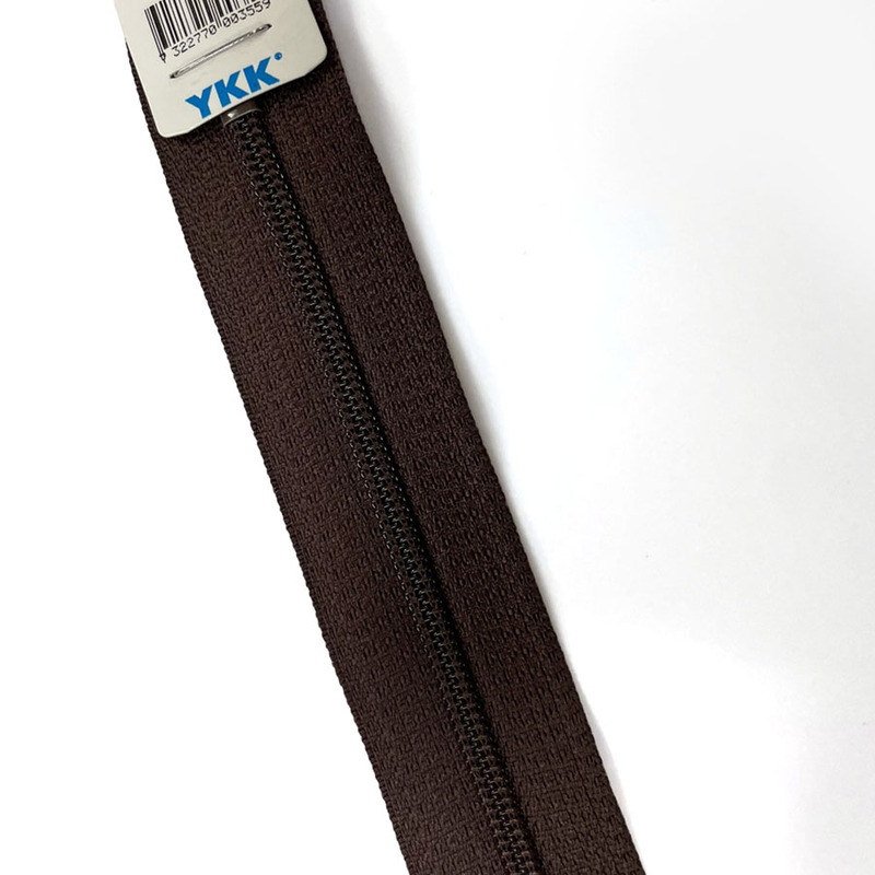 Blixtlås 25 cm Y100 4mm  Brun 570, se vårt sortiment av heminredning, garn & tyger. Alltid till bra priser.