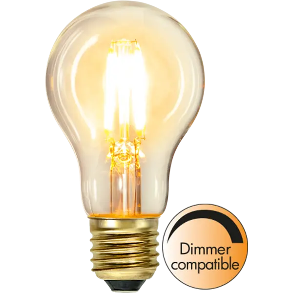 LED-LAMPA E27 A60 Soft Glow lm 400, se vårt sortiment av heminredning, garn & tyger. Alltid till bra priser.