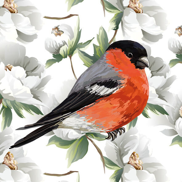 Servetter Domherre, se vårt sortiment av heminredning, garn & tyger. Alltid till bra priser.