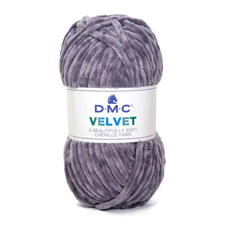 DMC Velvet Chenille 100g Grå 009, se vårt sortiment av heminredning, garn & tyger. Alltid till bra priser.