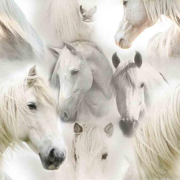 Trikå med Vita Hästar GOTS certifierat, se vårt sortiment av heminredning, garn & tyger. Alltid till bra priser.