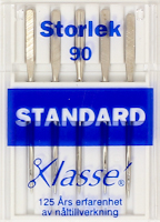 Symaskinsnålar Standard 90, se vårt sortiment av heminredning, garn & tyger. Alltid till bra priser.
