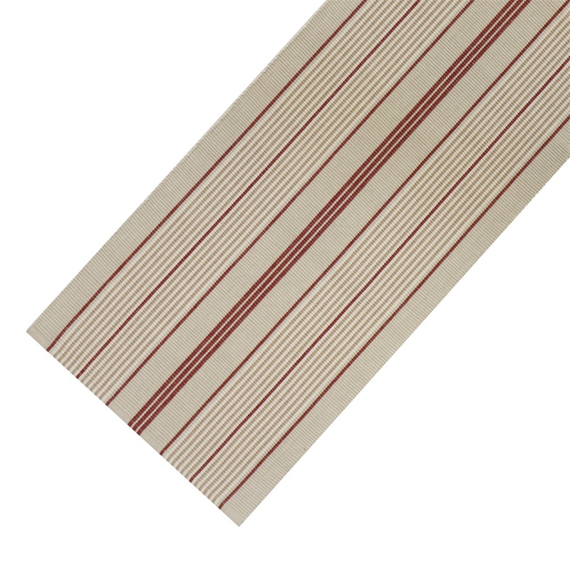  Löpare Ulla beige m rött, se vårt sortiment av heminredning, garn & tyger. Alltid till bra priser.