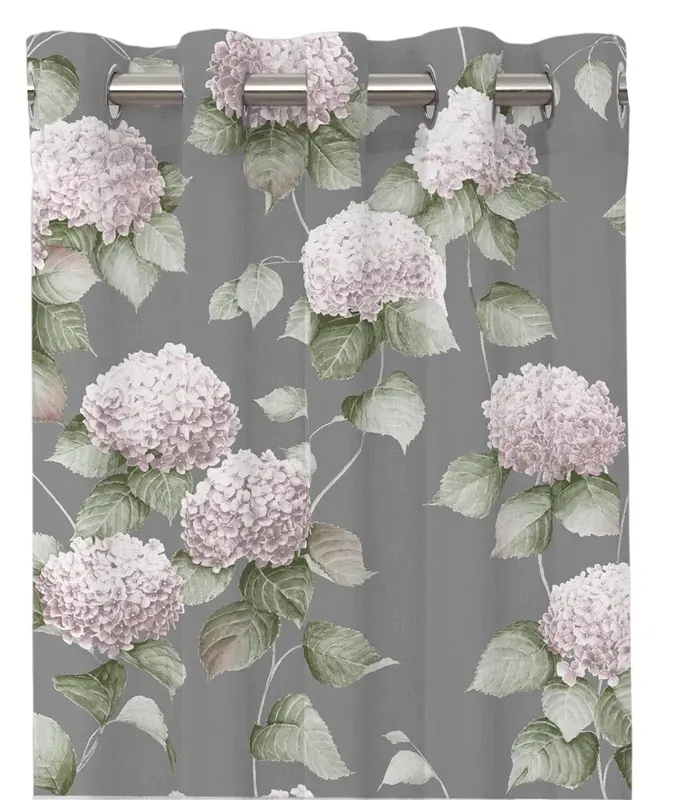 Nora öljettlängder grå/rosa 240cm, se vårt sortiment av heminredning, garn & tyger. Alltid till bra priser.