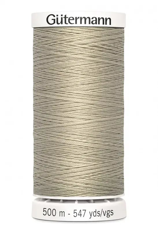 Gutermann sytråd 500m Beige 722, se vårt sortiment av heminredning, garn & tyger. Alltid till bra priser.