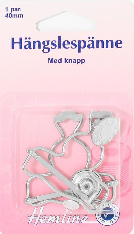 HÄNGSLESPÄNNE&KNAPP 2 ST FÖRN. , se vårt sortiment av heminredning, garn & tyger. Alltid till bra priser.